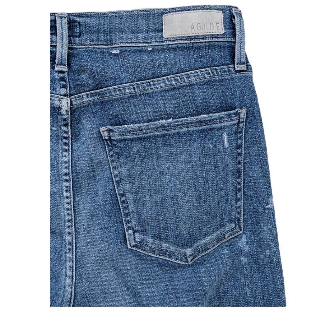 AGoldE Women's Sophie Mid Rise Skinny Jeans Distressed Size 28 - Picture 10 of 15